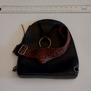Universal Thread Cross Body Cheetah Print/Black Bag